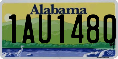 AL license plate 1AU1480