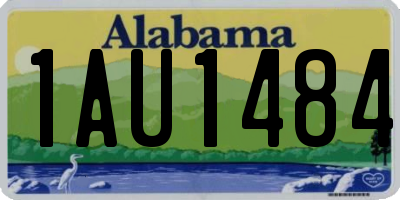 AL license plate 1AU1484