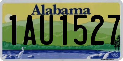 AL license plate 1AU1527