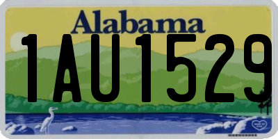 AL license plate 1AU1529