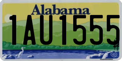 AL license plate 1AU1555
