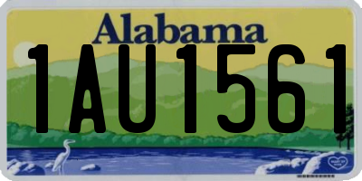 AL license plate 1AU1561
