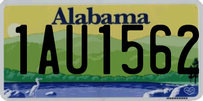 AL license plate 1AU1562