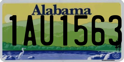 AL license plate 1AU1563