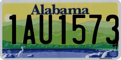 AL license plate 1AU1573