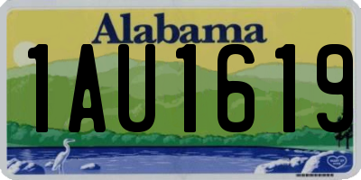 AL license plate 1AU1619