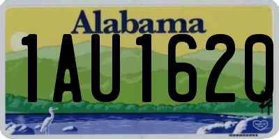 AL license plate 1AU1620