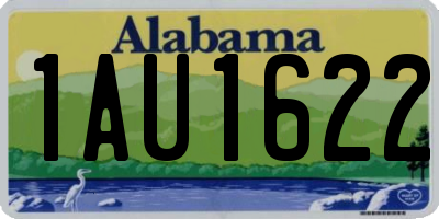 AL license plate 1AU1622