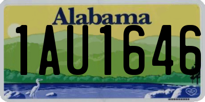 AL license plate 1AU1646