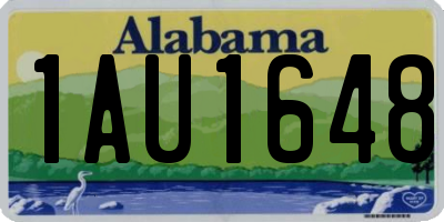 AL license plate 1AU1648