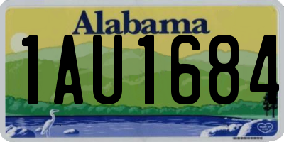 AL license plate 1AU1684