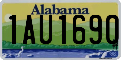 AL license plate 1AU1690