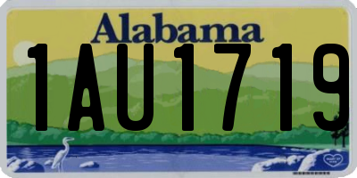 AL license plate 1AU1719