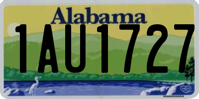 AL license plate 1AU1727