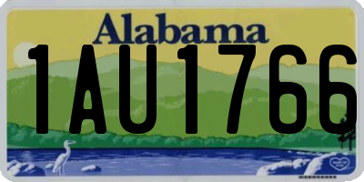 AL license plate 1AU1766