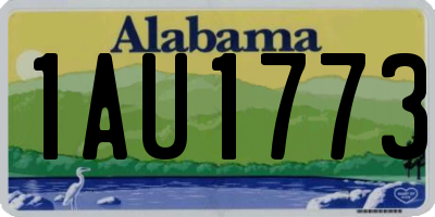AL license plate 1AU1773