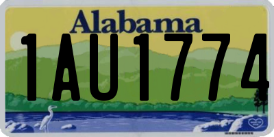 AL license plate 1AU1774