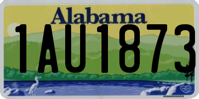 AL license plate 1AU1873