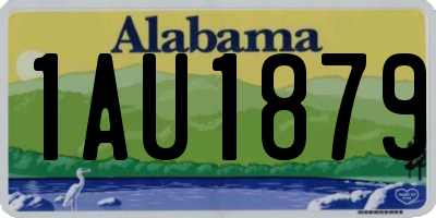 AL license plate 1AU1879