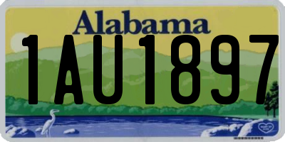 AL license plate 1AU1897