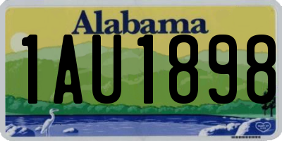 AL license plate 1AU1898