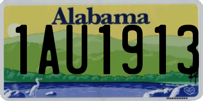 AL license plate 1AU1913