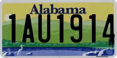 AL license plate 1AU1914