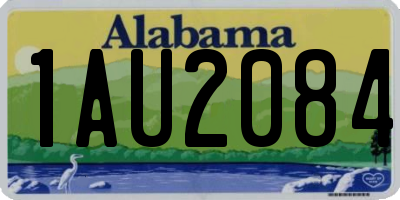 AL license plate 1AU2084