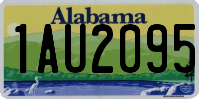 AL license plate 1AU2095