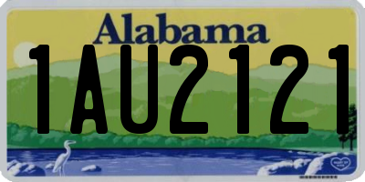 AL license plate 1AU2121