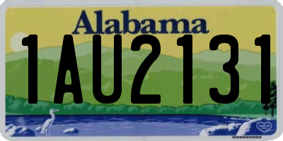 AL license plate 1AU2131
