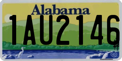AL license plate 1AU2146
