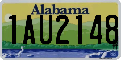 AL license plate 1AU2148