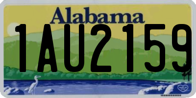 AL license plate 1AU2159