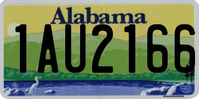 AL license plate 1AU2166