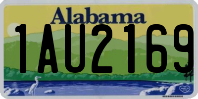 AL license plate 1AU2169