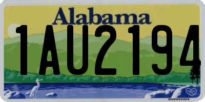 AL license plate 1AU2194