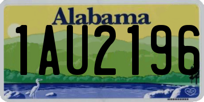 AL license plate 1AU2196