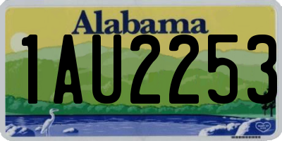 AL license plate 1AU2253