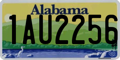 AL license plate 1AU2256