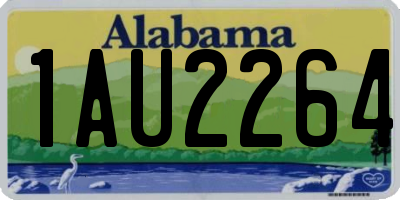 AL license plate 1AU2264