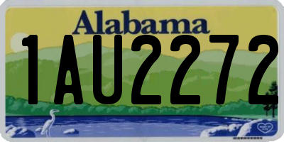 AL license plate 1AU2272