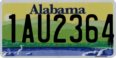 AL license plate 1AU2364