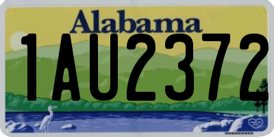 AL license plate 1AU2372