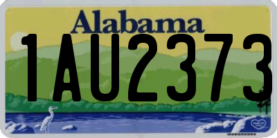 AL license plate 1AU2373