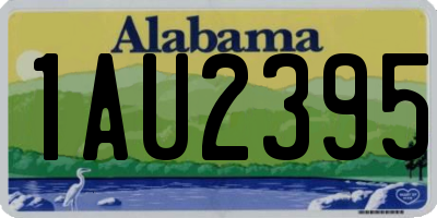 AL license plate 1AU2395