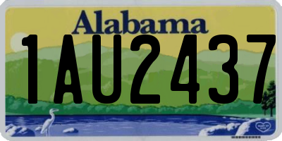 AL license plate 1AU2437