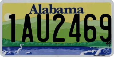 AL license plate 1AU2469
