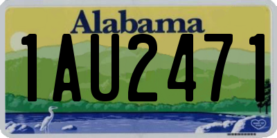 AL license plate 1AU2471
