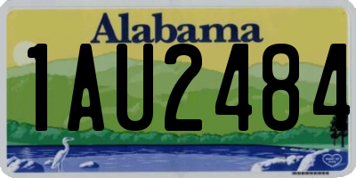 AL license plate 1AU2484